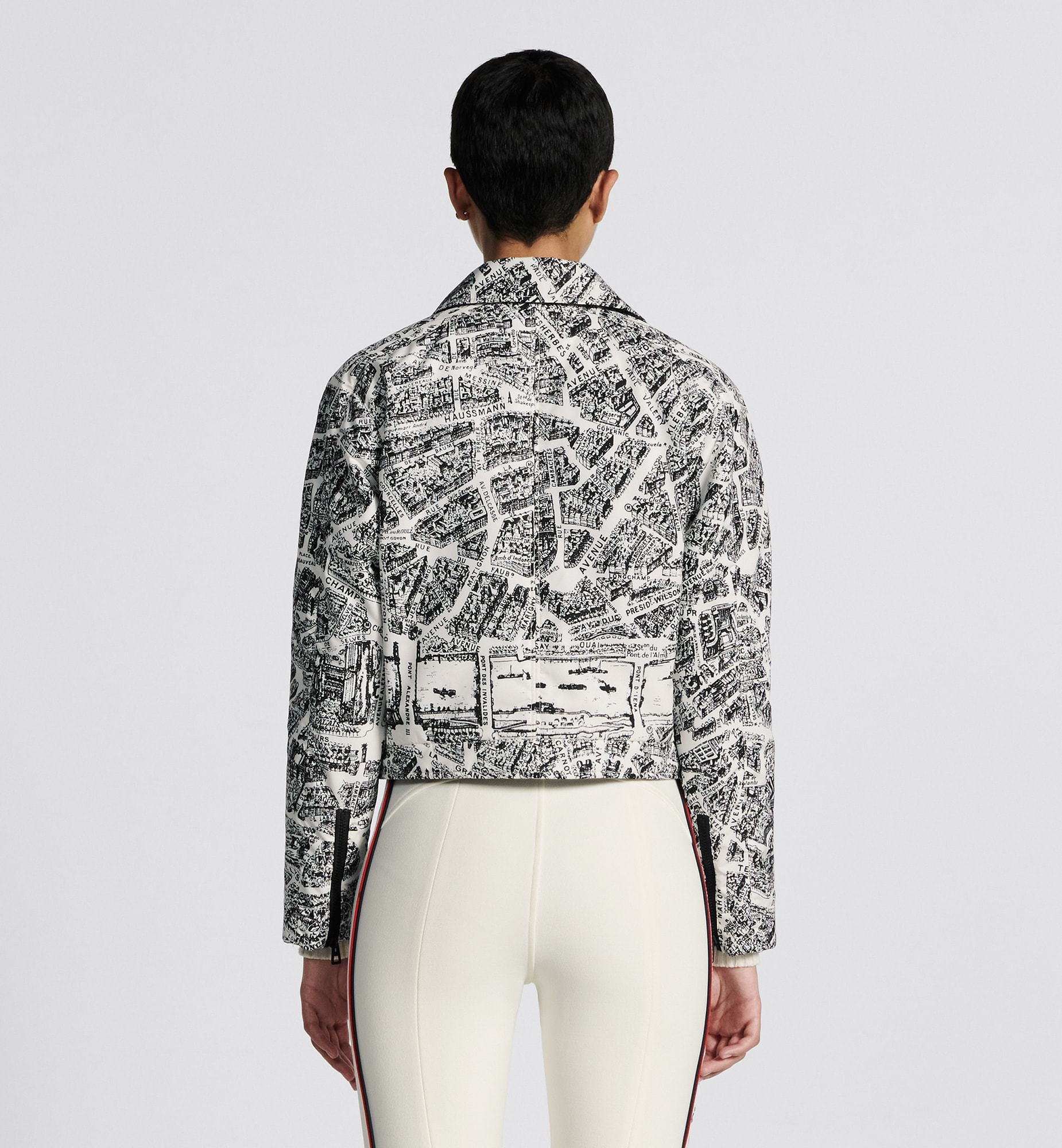 Dior Alps Short Version Waist Jacket In White