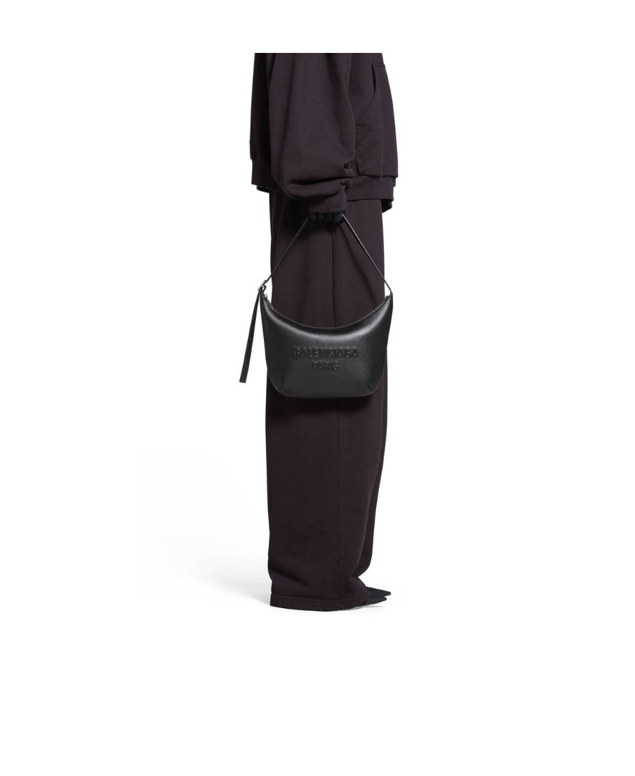 Balenciaga Mary-kate Shoulder Bag In Calf Leather In Black
