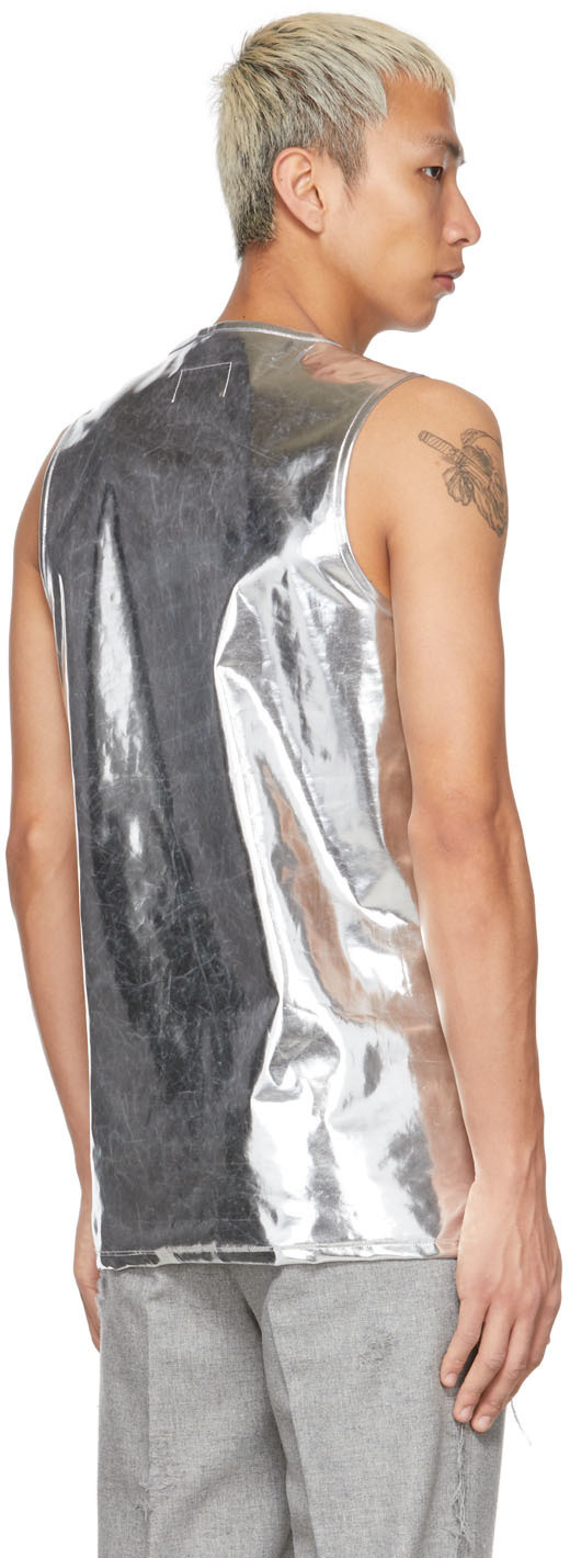 Doublet Logo Vest In White