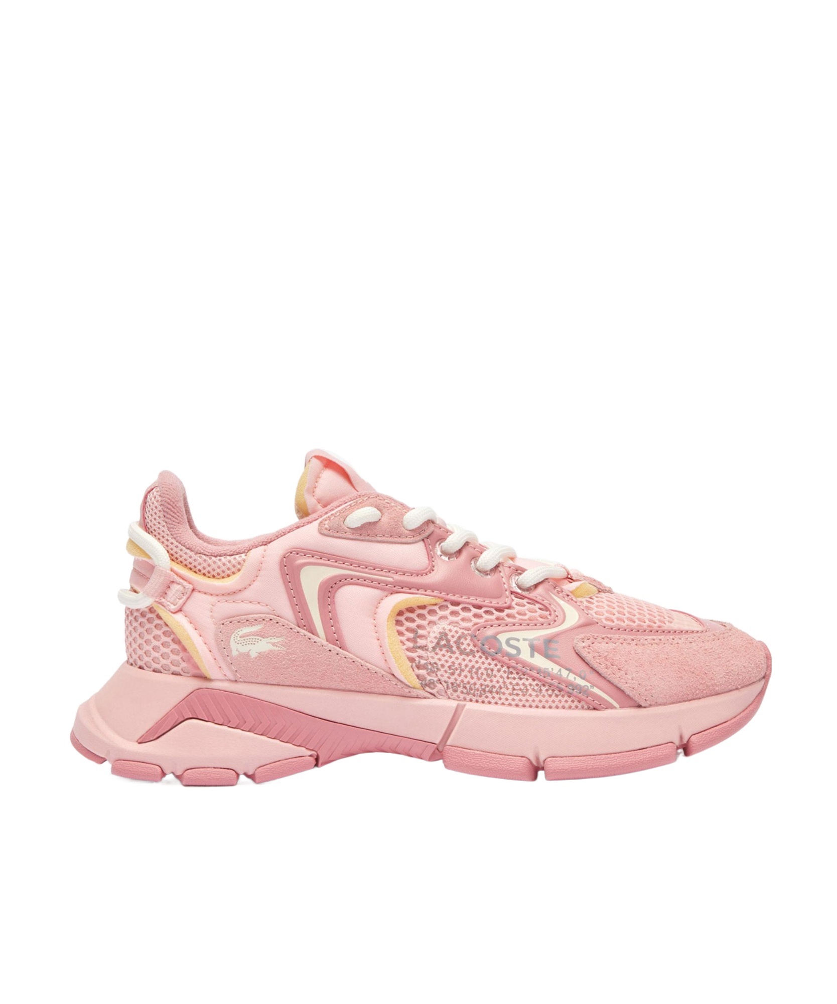 Lacoste Round-head Sneakers In Pink