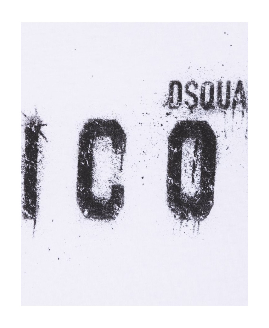 Dsquared2 Short-sleeved T-shirt With Round Neck In White