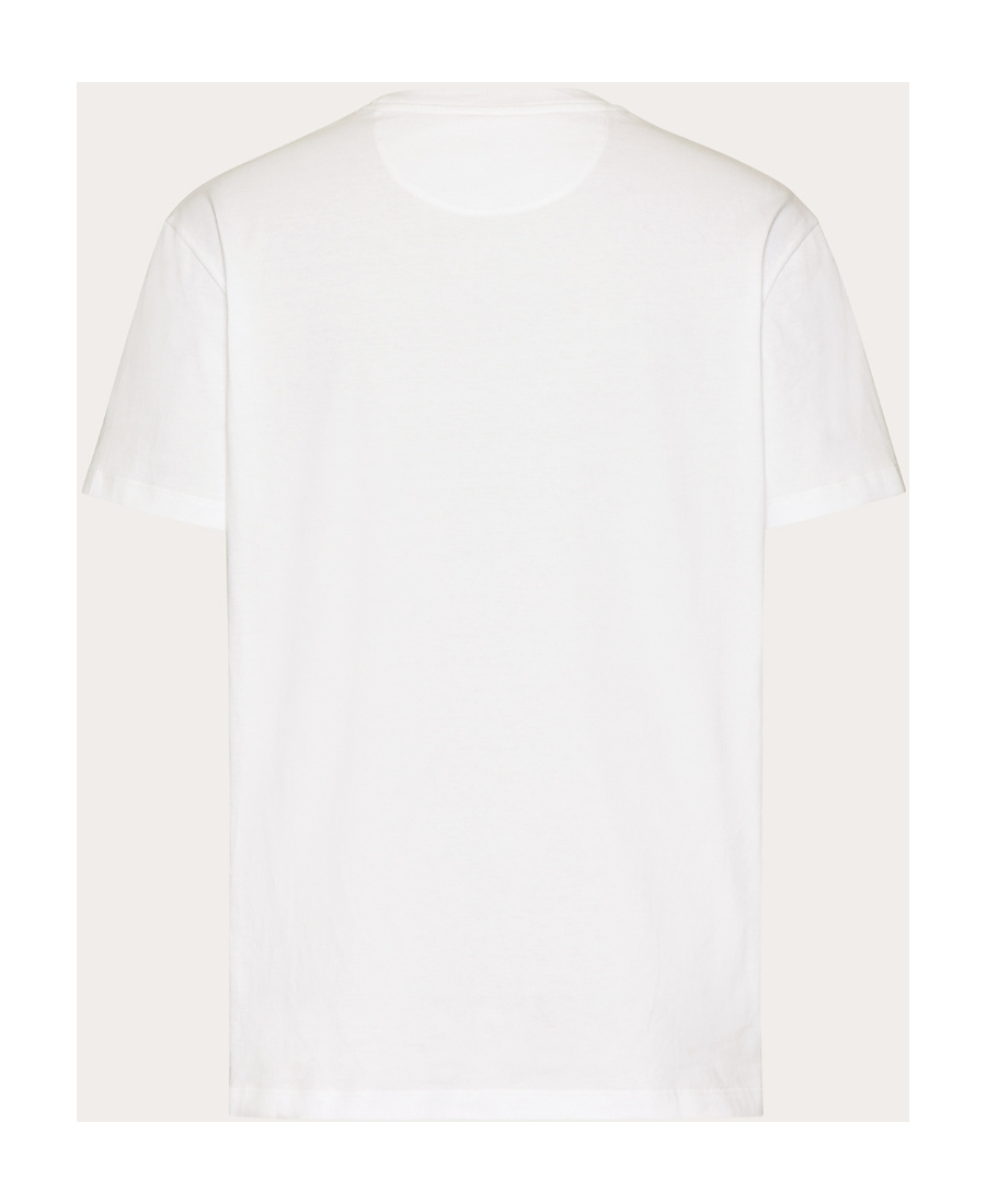 Valentino T-shirt With Vlogo Signature Patch In White