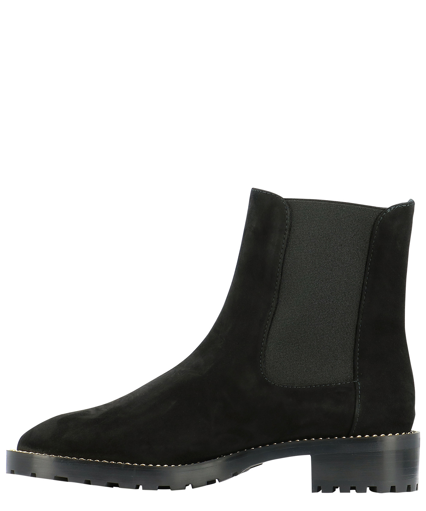 Stuart Weitzman Kolbie Shine Womens Suede Embellished Ankle Boots In Black