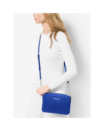 MICHAEL KORS LOGO DETAILS SATCHEL