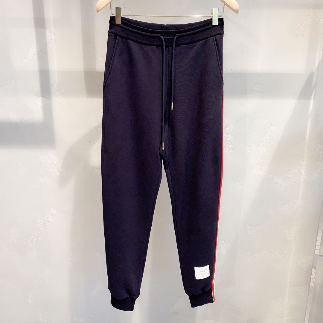 Thom Browne Tapered Grosgrain-trimmed Loopback Cotton-jersey Sweatpants In Black