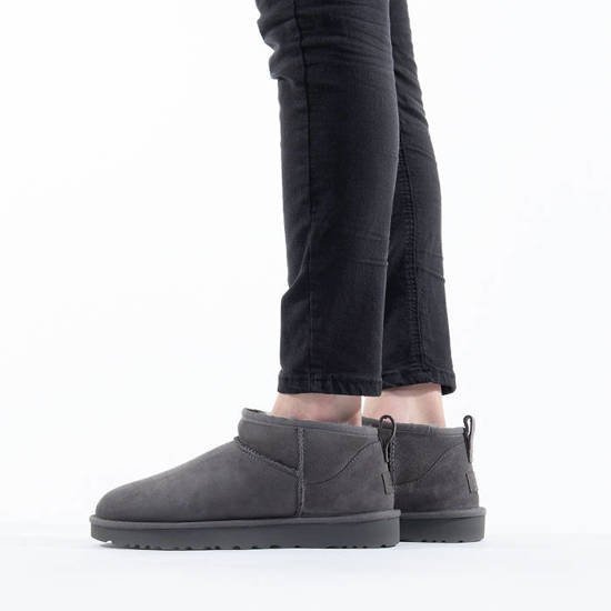 Ugg Classic Ultra Mini In Gray