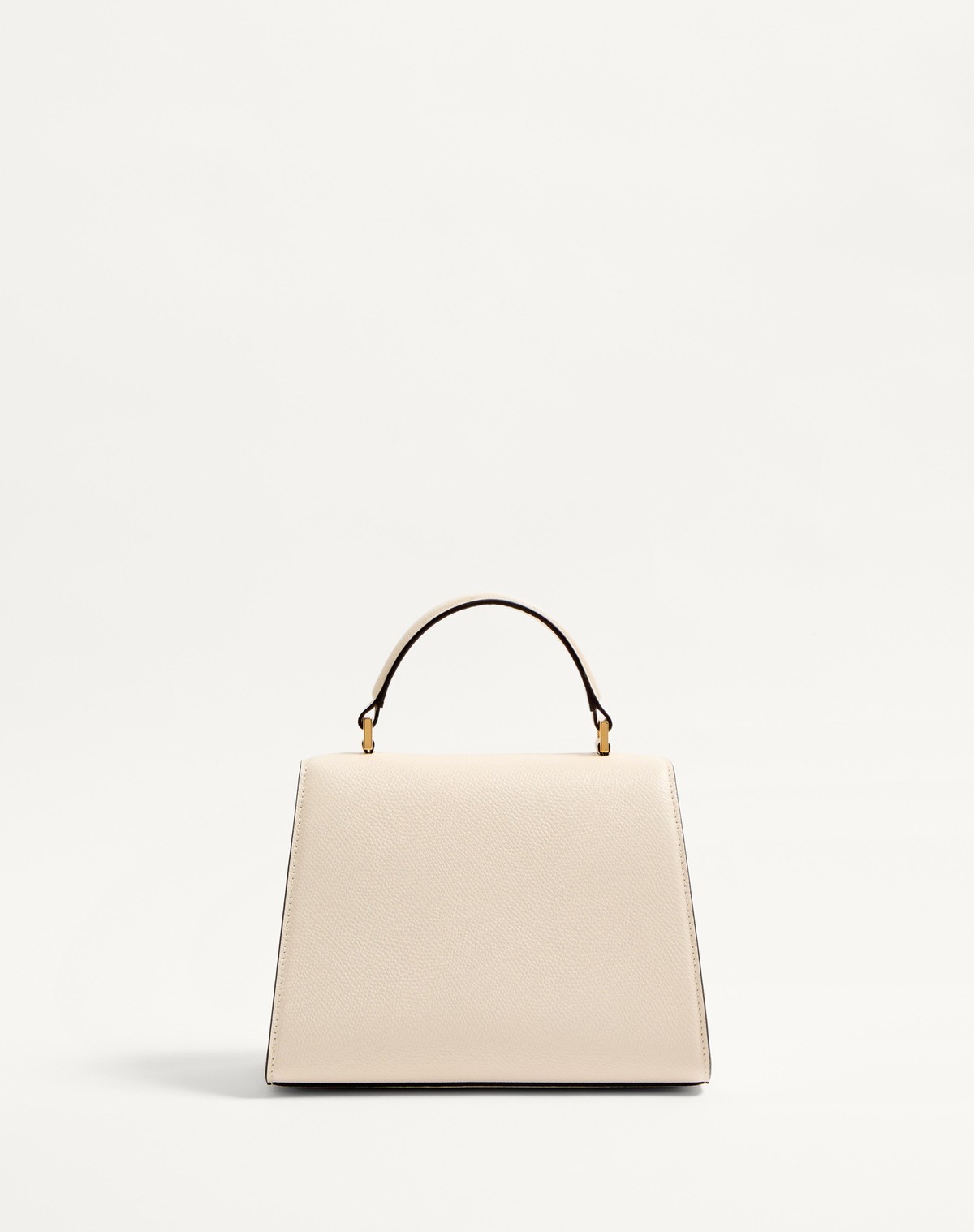 Valentino Garavani Garavani Vsling Small Handbag In Grainy Calfskin With Jewel Logo Woman Ivory Uni In White