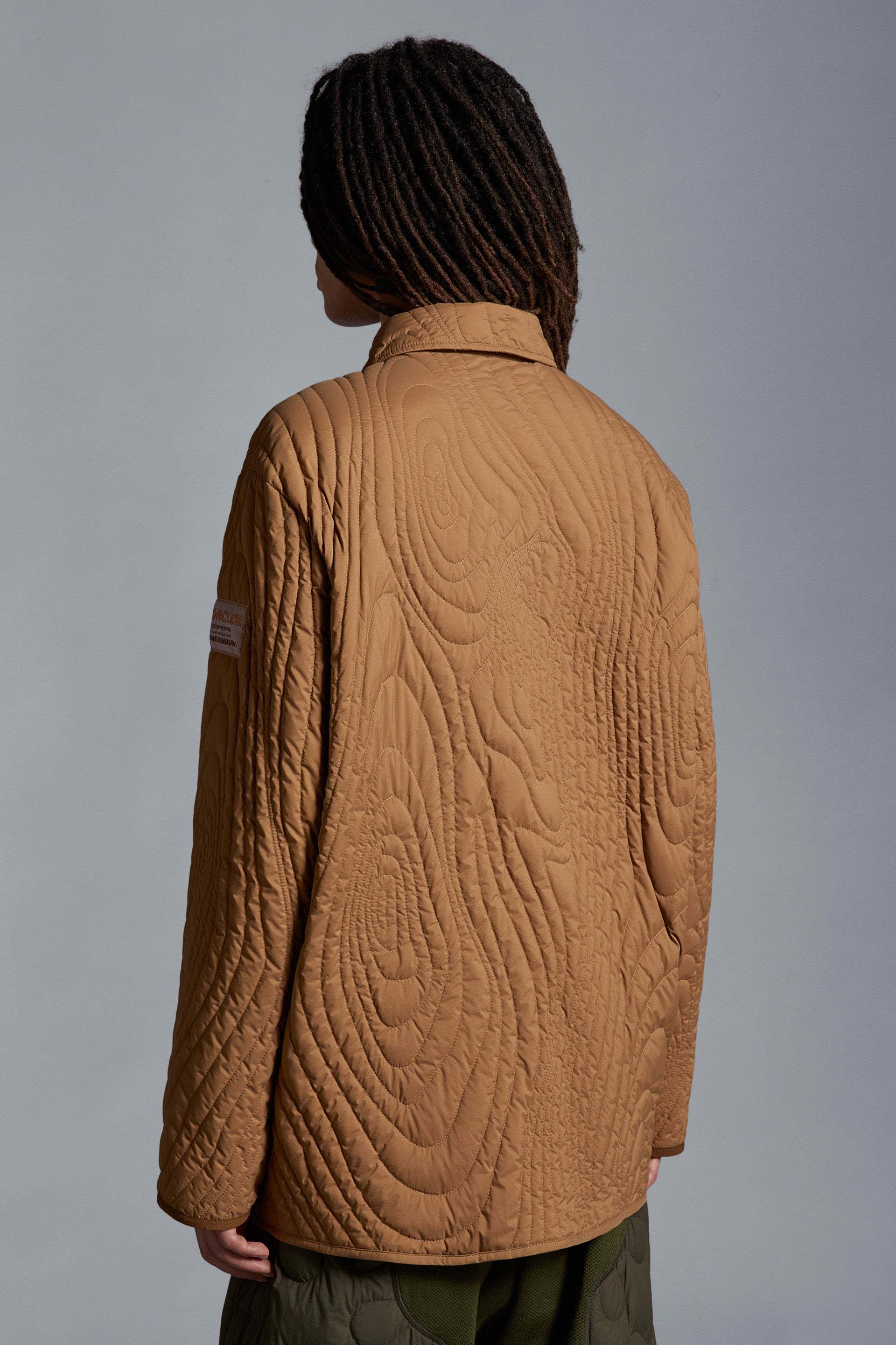 Moncler X Salehe Bembury Harter-heighway Down Jacket In Brown
