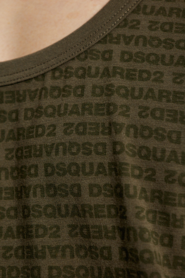 Dsquared2 Sleeveless Vest In Green