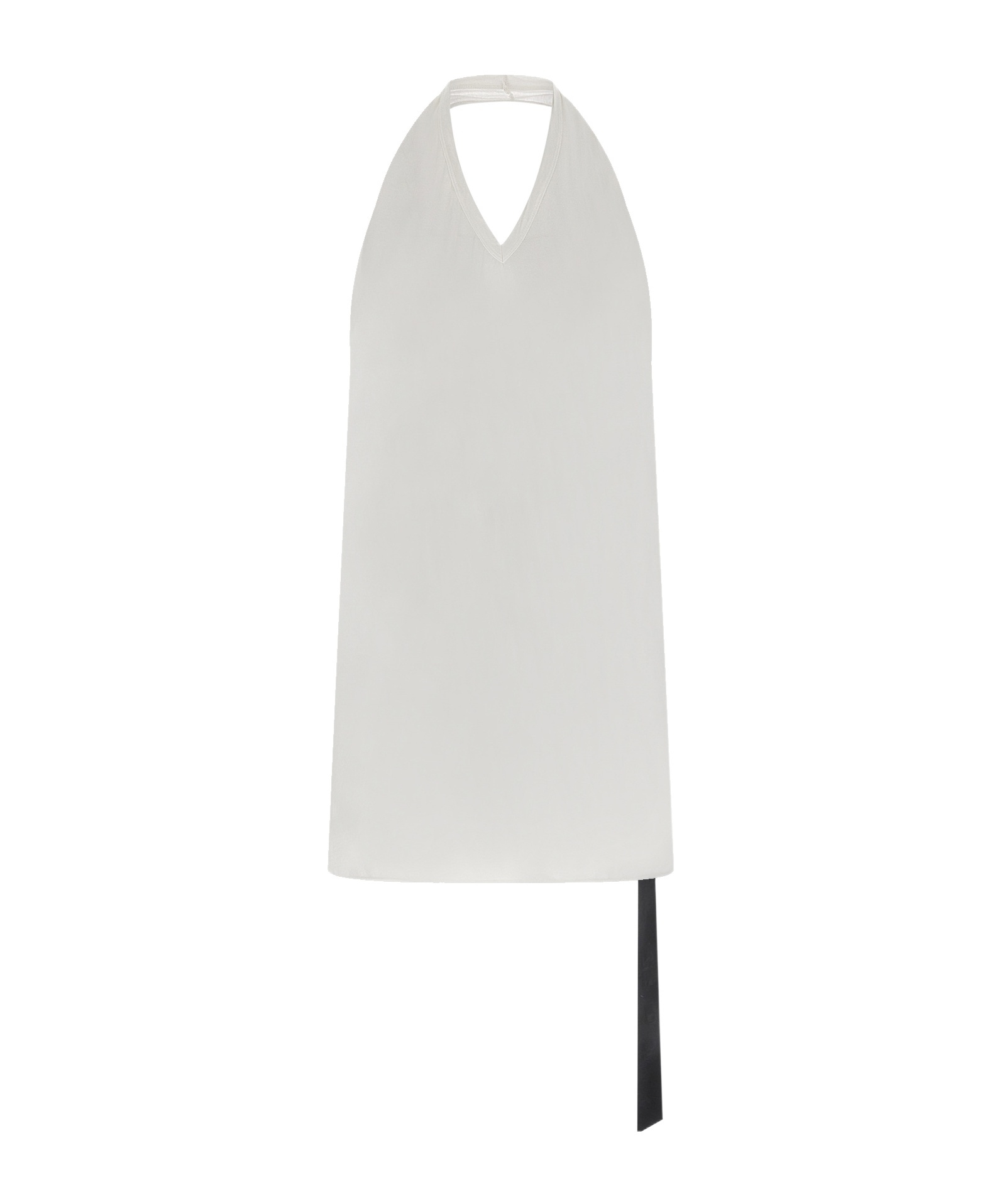 Rick Owens Drkshdw 'sally' Halterneck Top V Neck In White