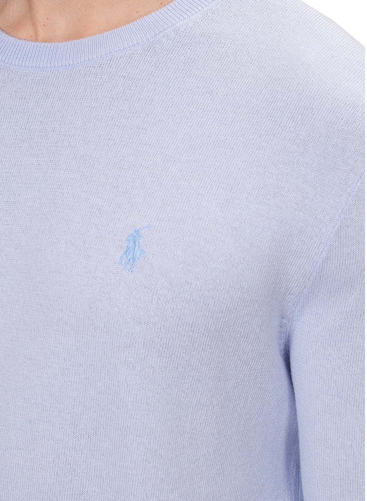 Polo Ralph Lauren Logo Sweater In Gray