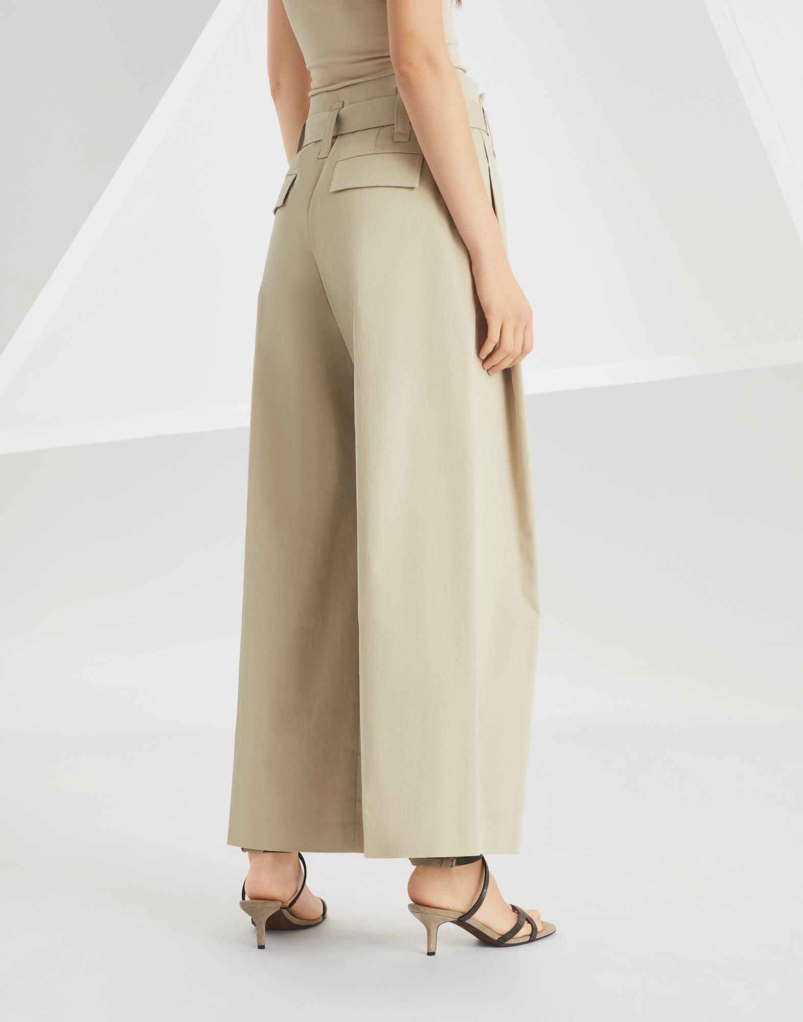 BRUNELLO CUCINELLI PLEAT-DETAILING TAILORED TROUSERS