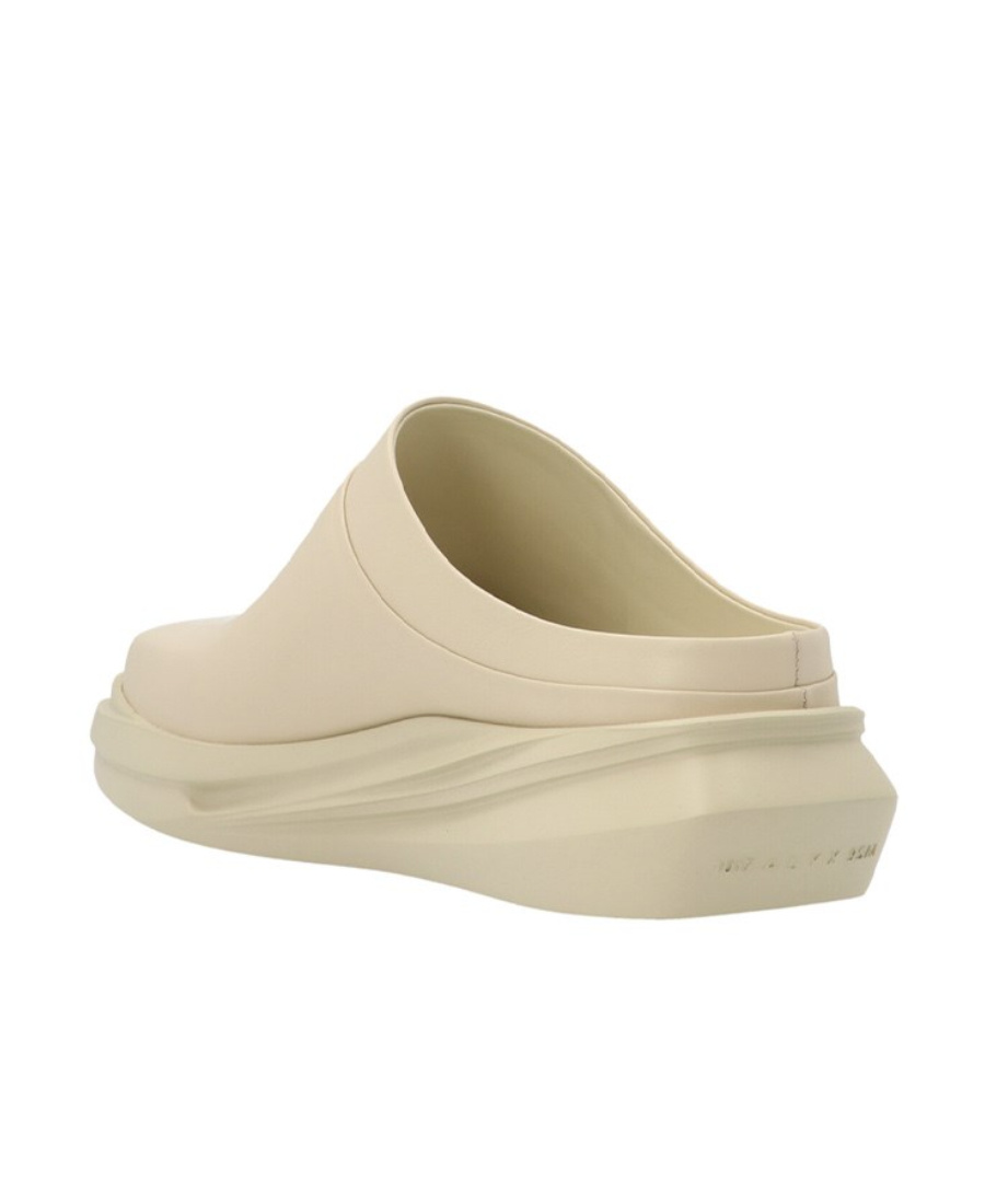 Alyx Beige Mono Mules In Nude