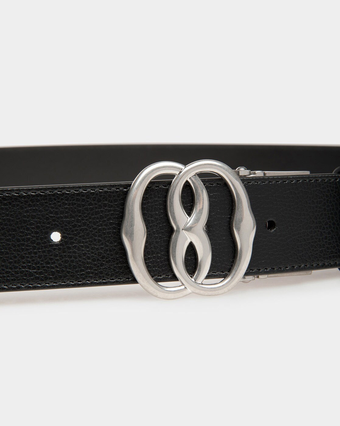 Bally Perforated Belt In Black