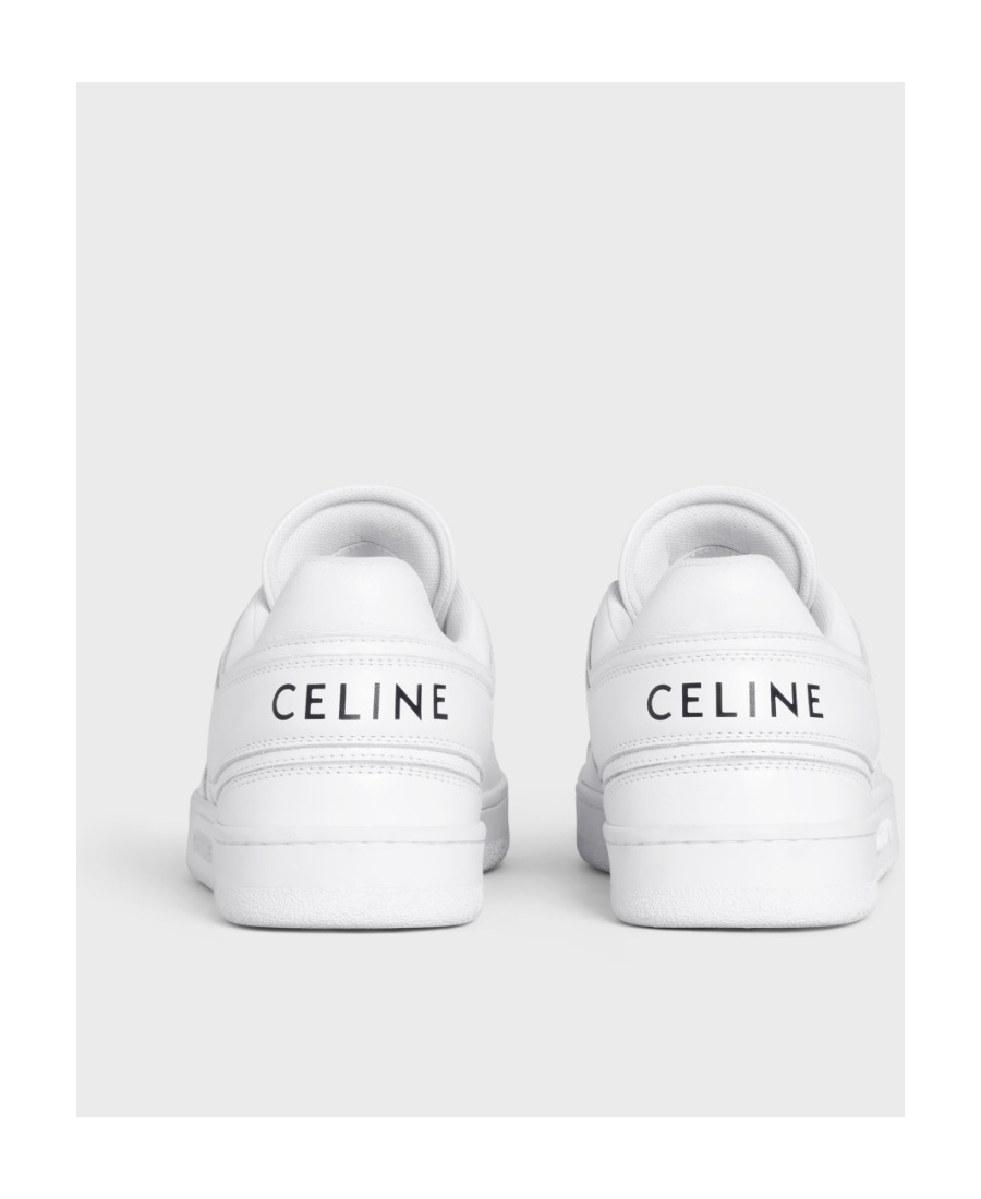 Celine Lace-up Low-cut Casual Shoes In White