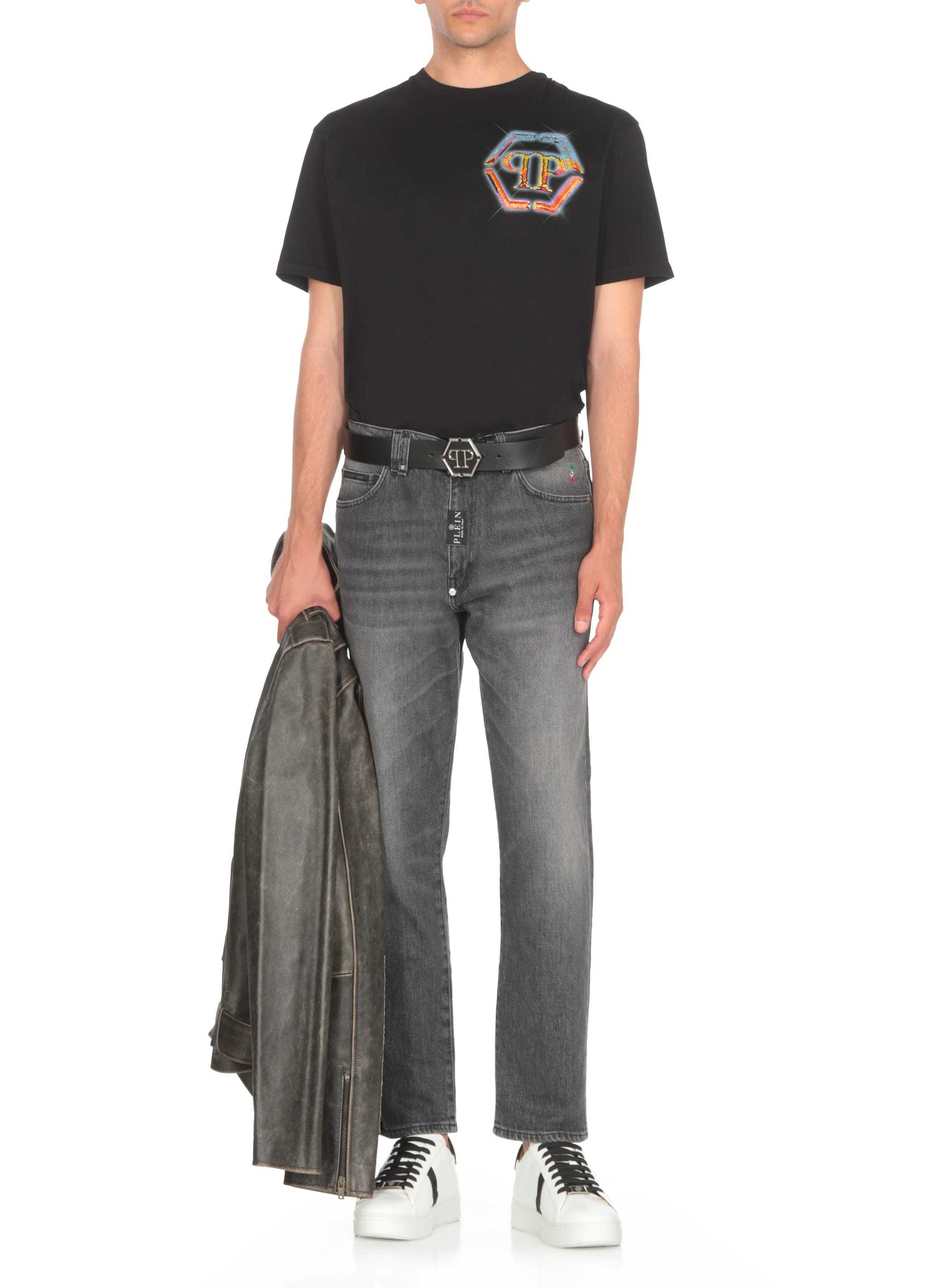 Philipp Plein T-shirt With Logo In Black