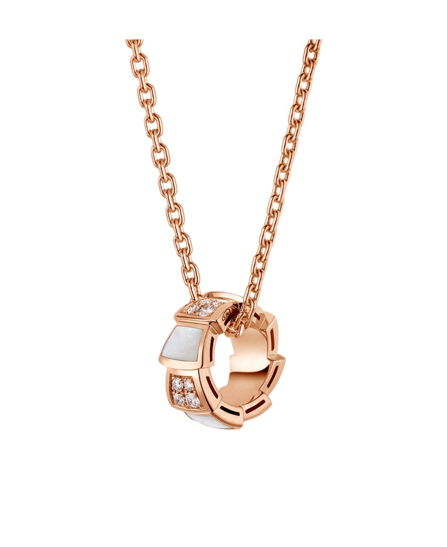 Bvlgari Decorated Necklace In Yellow