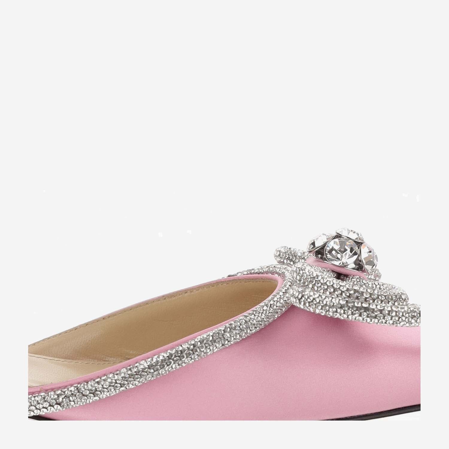MACH&MACH POINTED BOW TIE FLAT SOLE SHOES