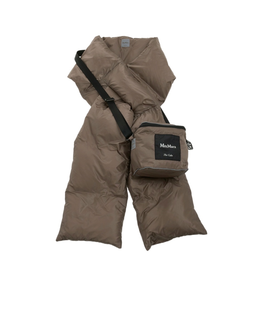 Max Mara Logo Scarf In Brown