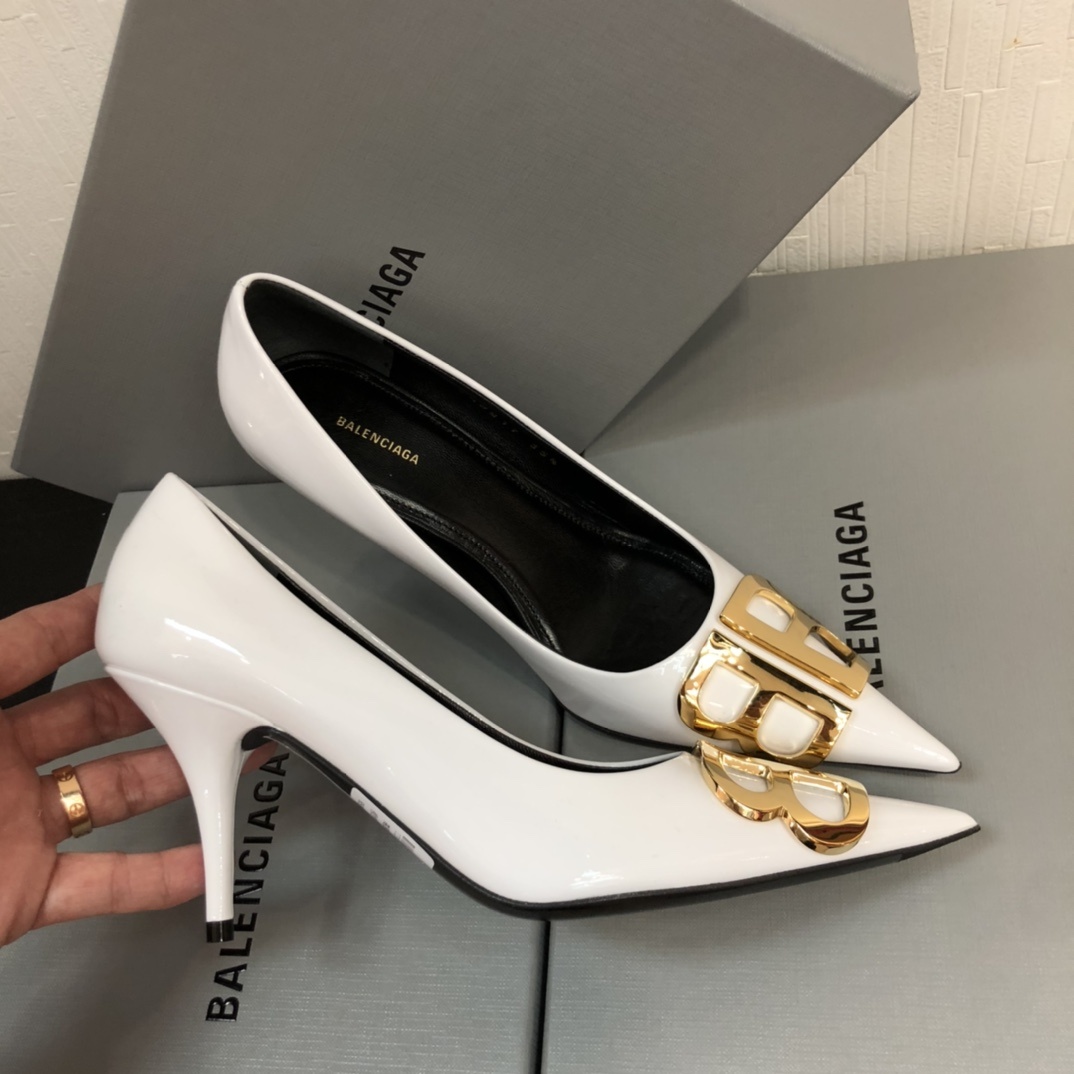 Shop Balenciaga Pointed Casual High Heels
