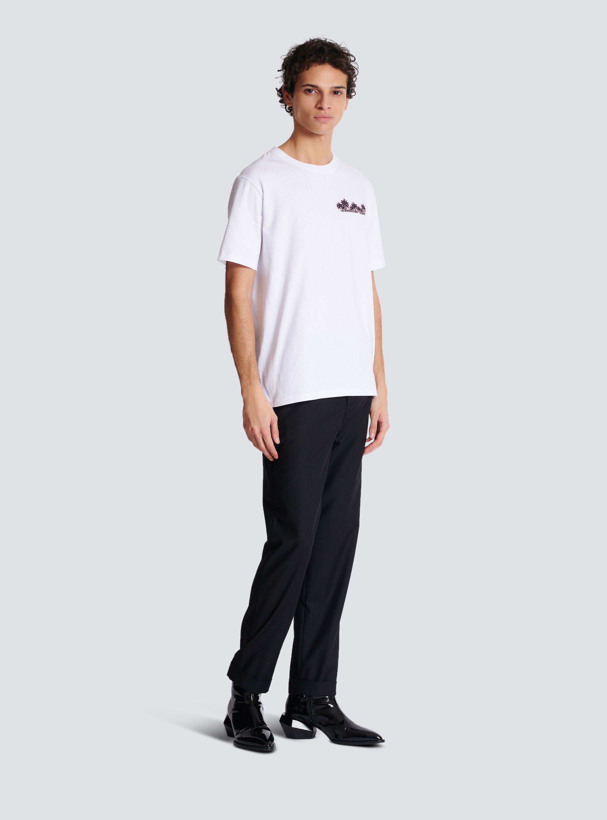 Balmain Club T-shirt In White