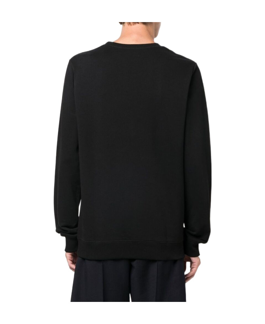 Apc Organic Cotton Sweatshirt With Minimalist Branding And Comfortable Fit In Black