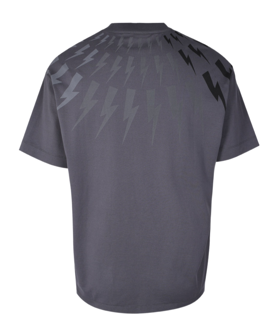 Neil Barrett Open-necked Black Shirt In Black