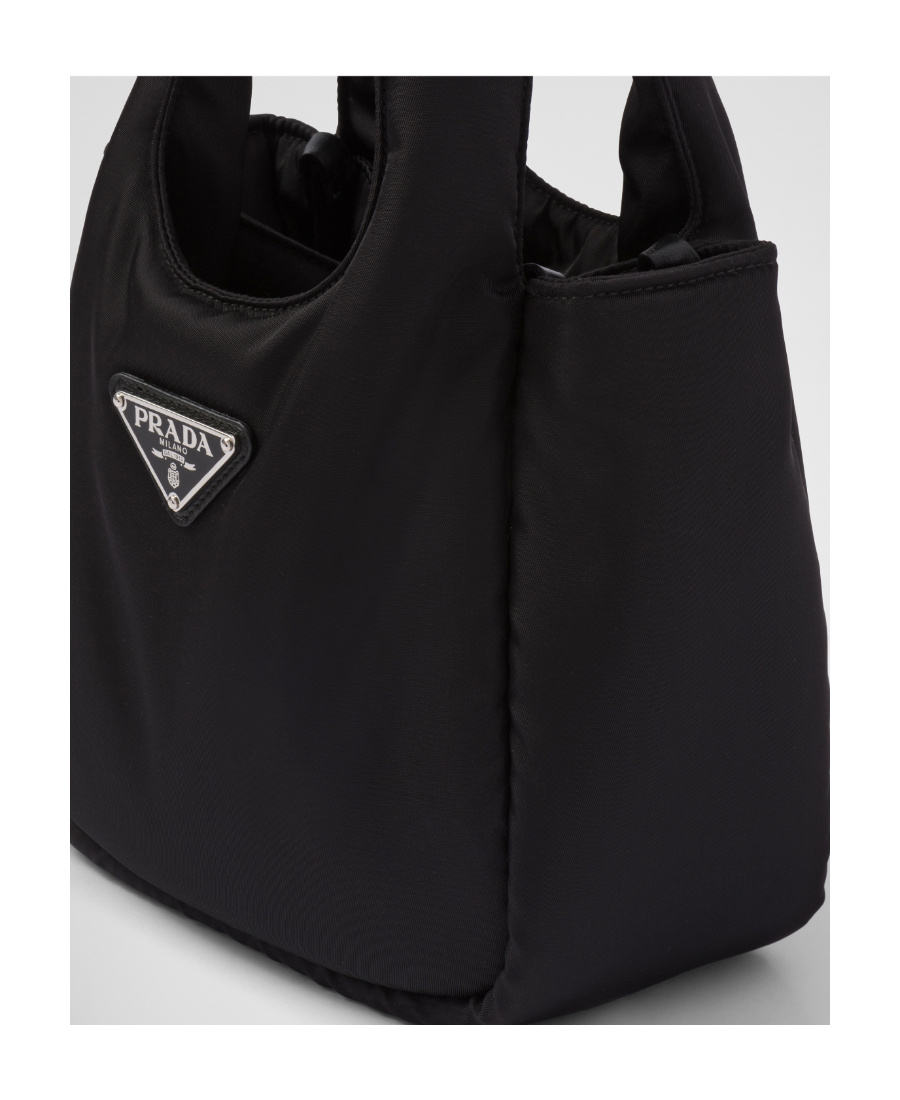 Prada Soft Padded Re-nylon Mini-bag In Black