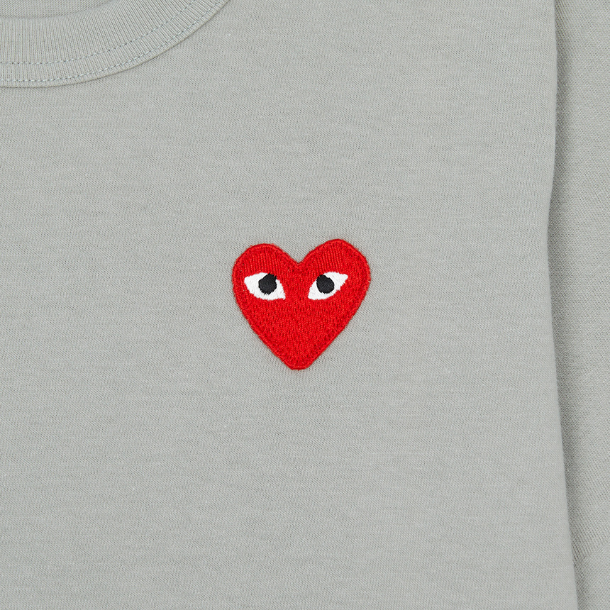 Comme Des Garçons Crew Neck T-shirt In Gray