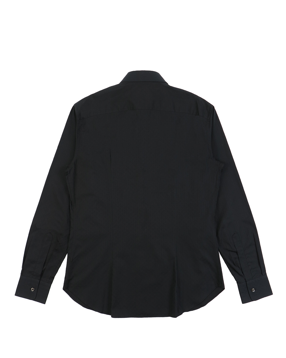 Ferragamo Lapel Shirt In Black