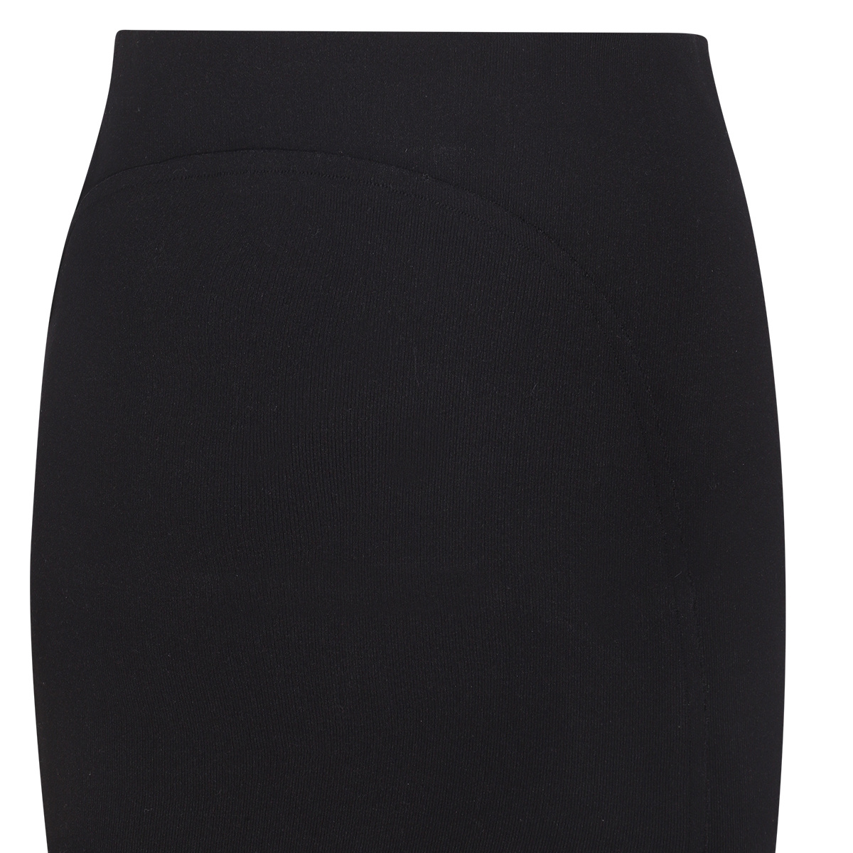 Rick Owens Slit-detailed Midi Skirt In Black