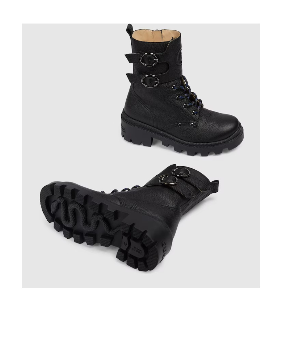 Gucci Double G-embossed Leather Boots In Black