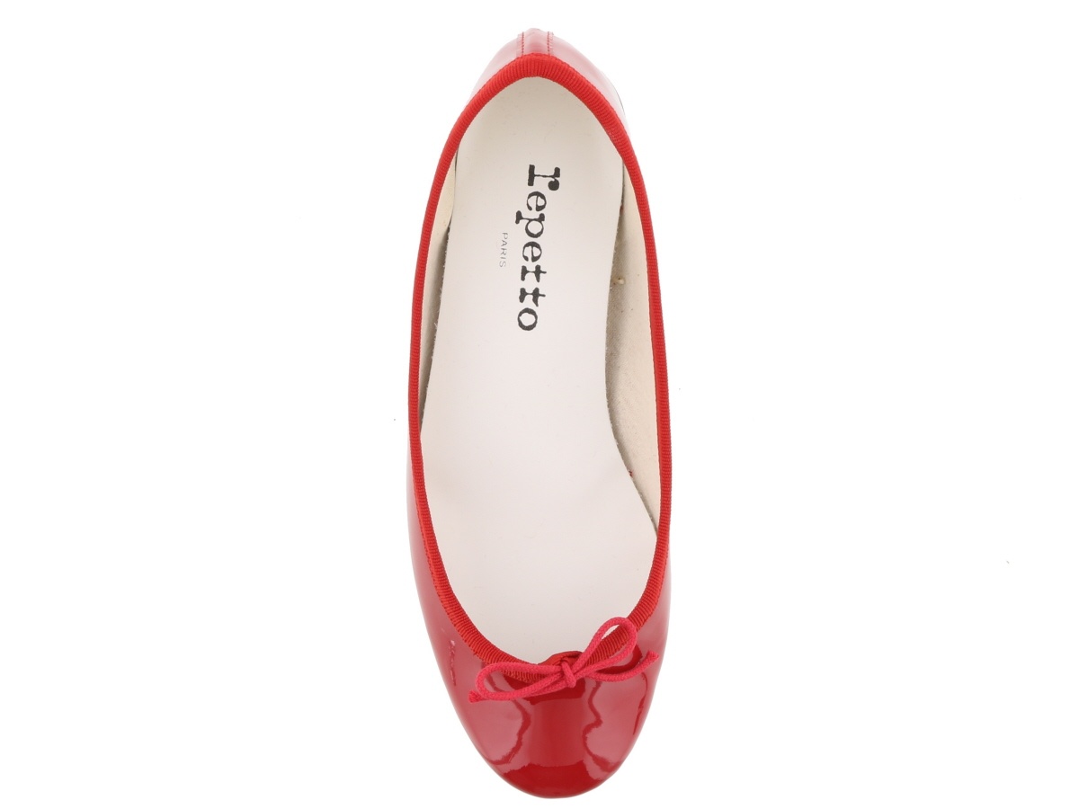 Repetto Bow Front Low Heel Pumps In Red