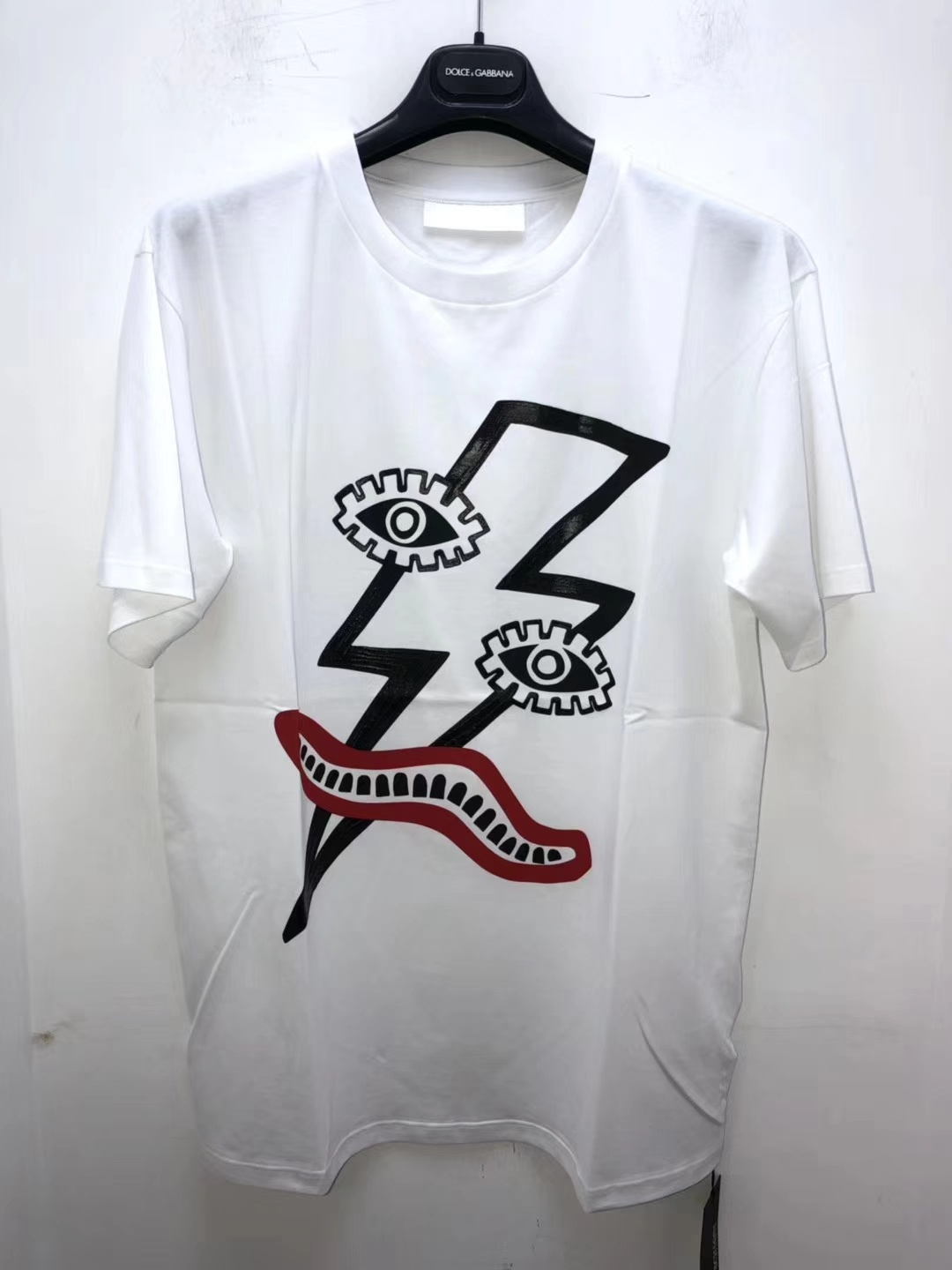 Neil Barrett Graphic Printed T-shirt In White