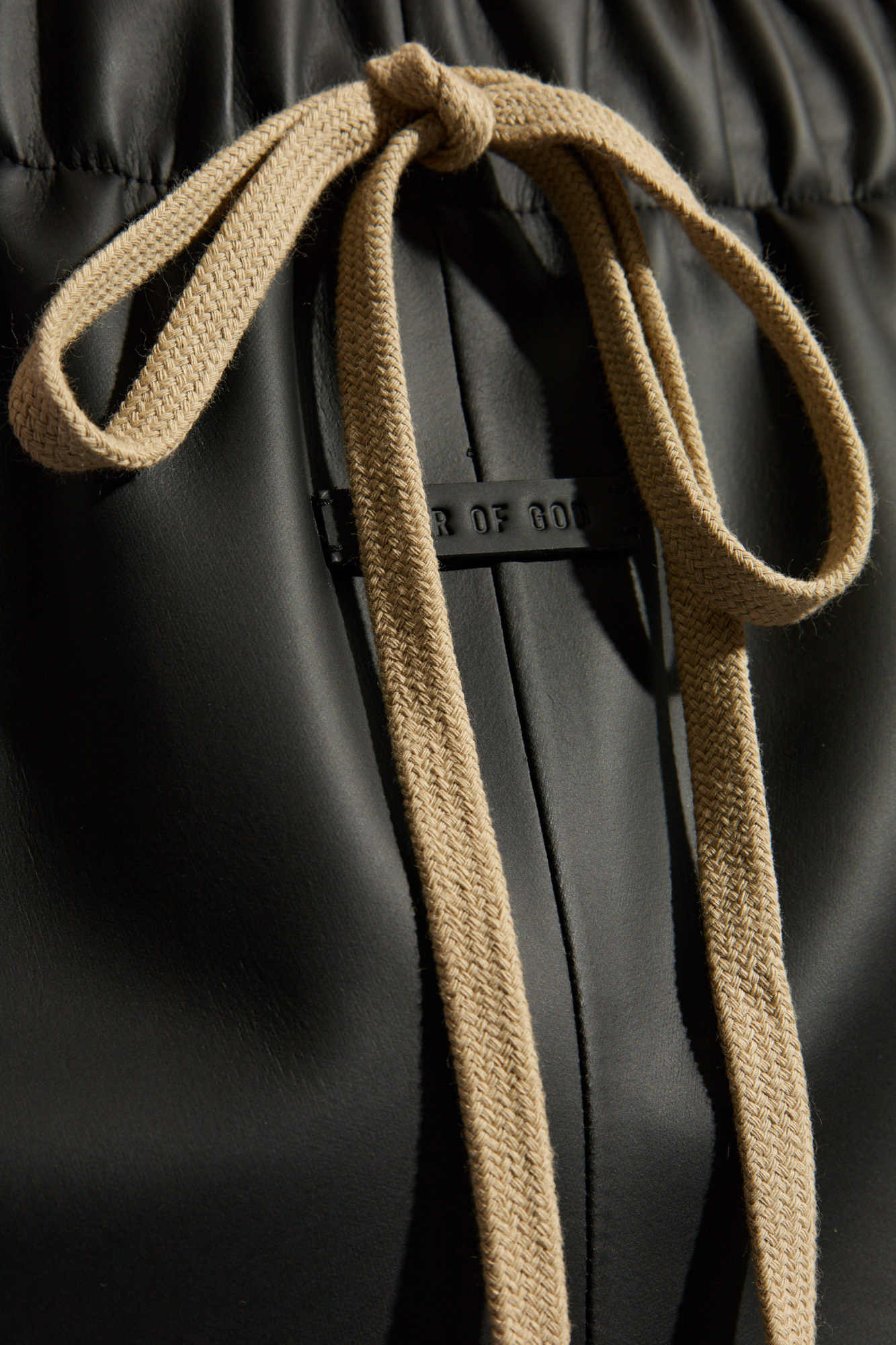 Fear Of God Pleated Wide-leg Trousers In Black