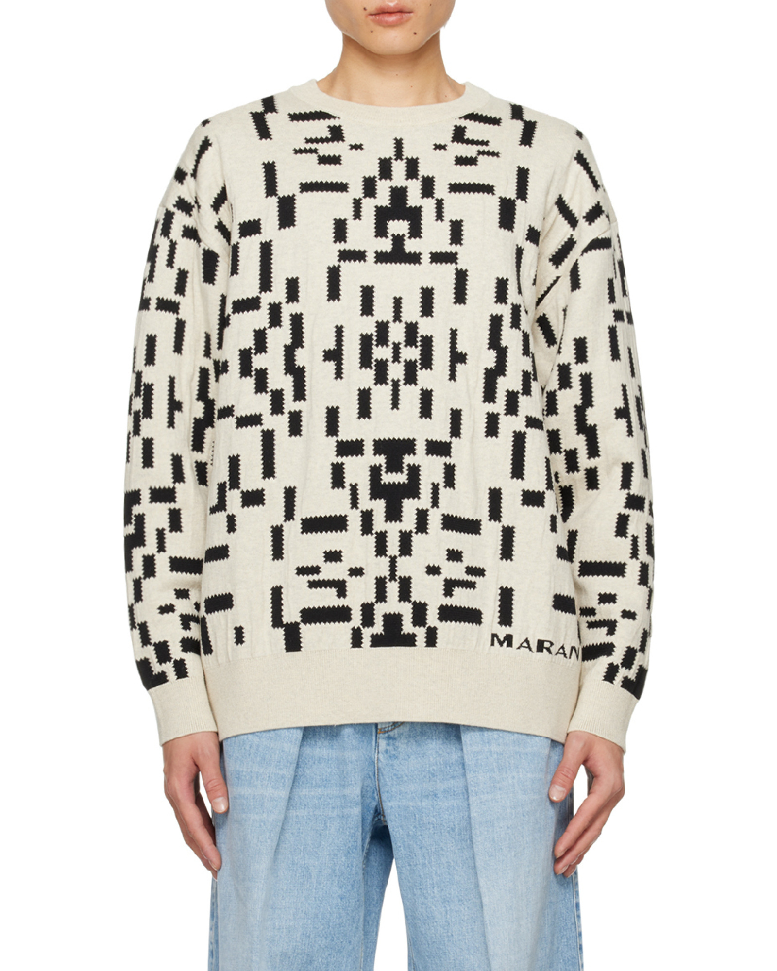 Isabel Marant Off-white Baltimi Sweater In White