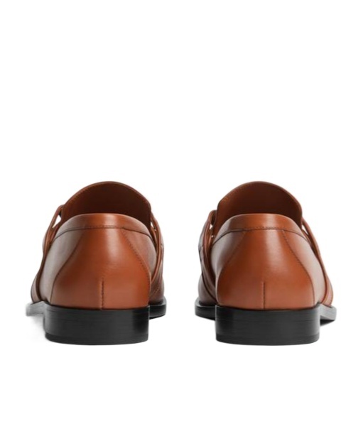 Bottega Veneta Brown Loafers With Knot Detail On The Front In Leather Man In Brown