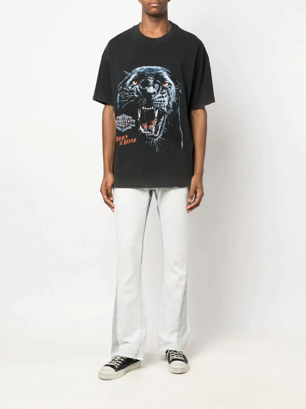 Gallery Dept. Flared Light-wash Denim Jeans In Blue