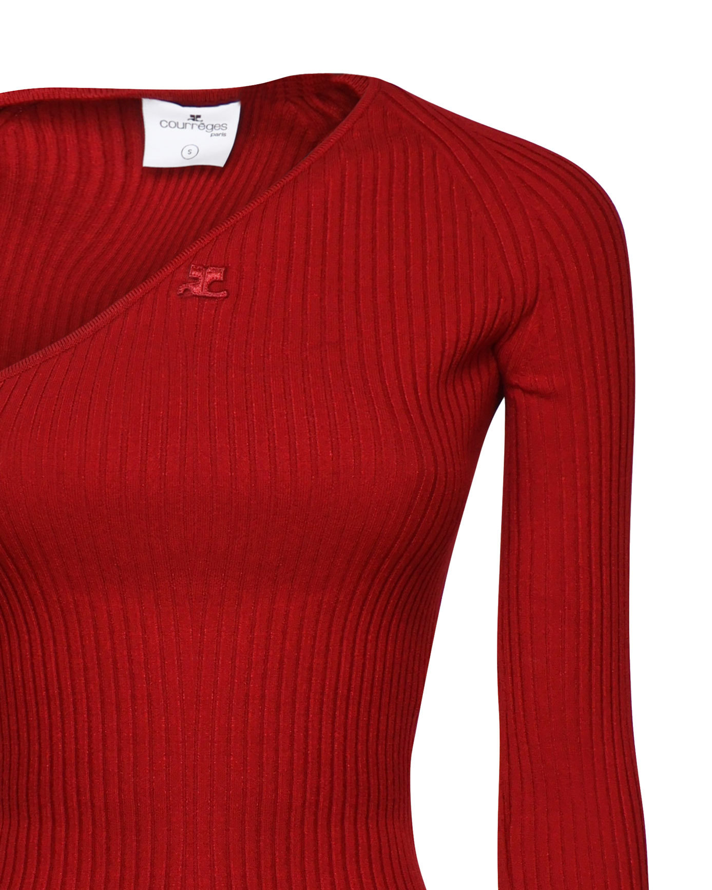 COURRÈGES COURRÈGES LONG-SLEEVED KNITTED JUMPER