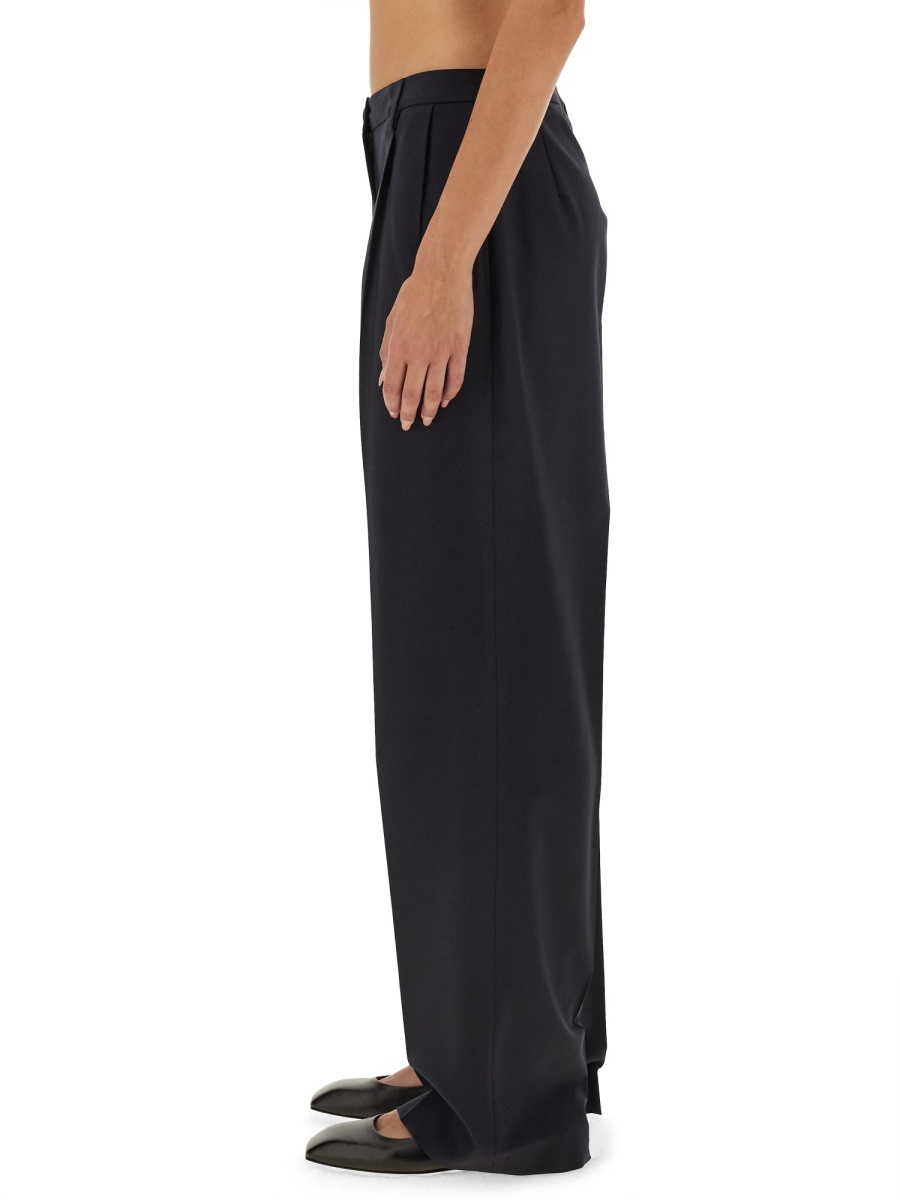Shop Aspesi Pleated Detail Track Pants