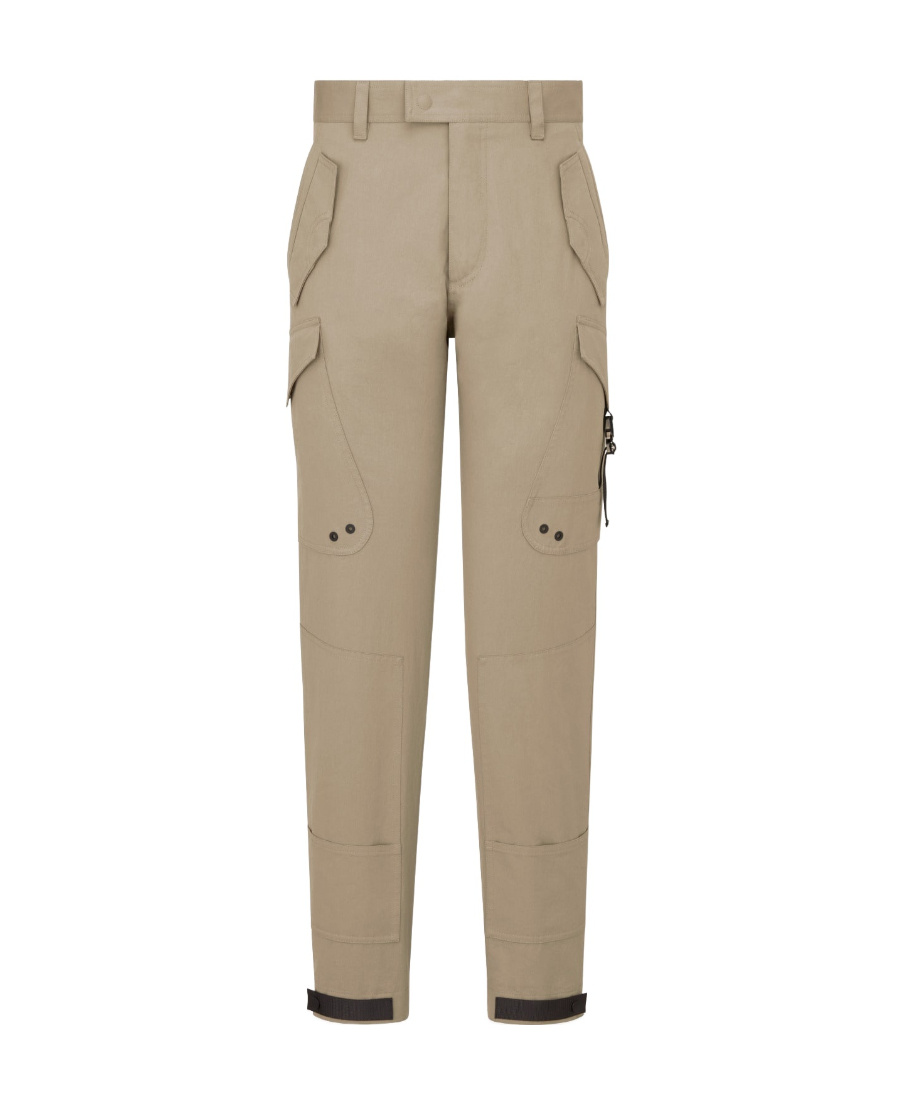 Dior Logo Casual Pants In Brown