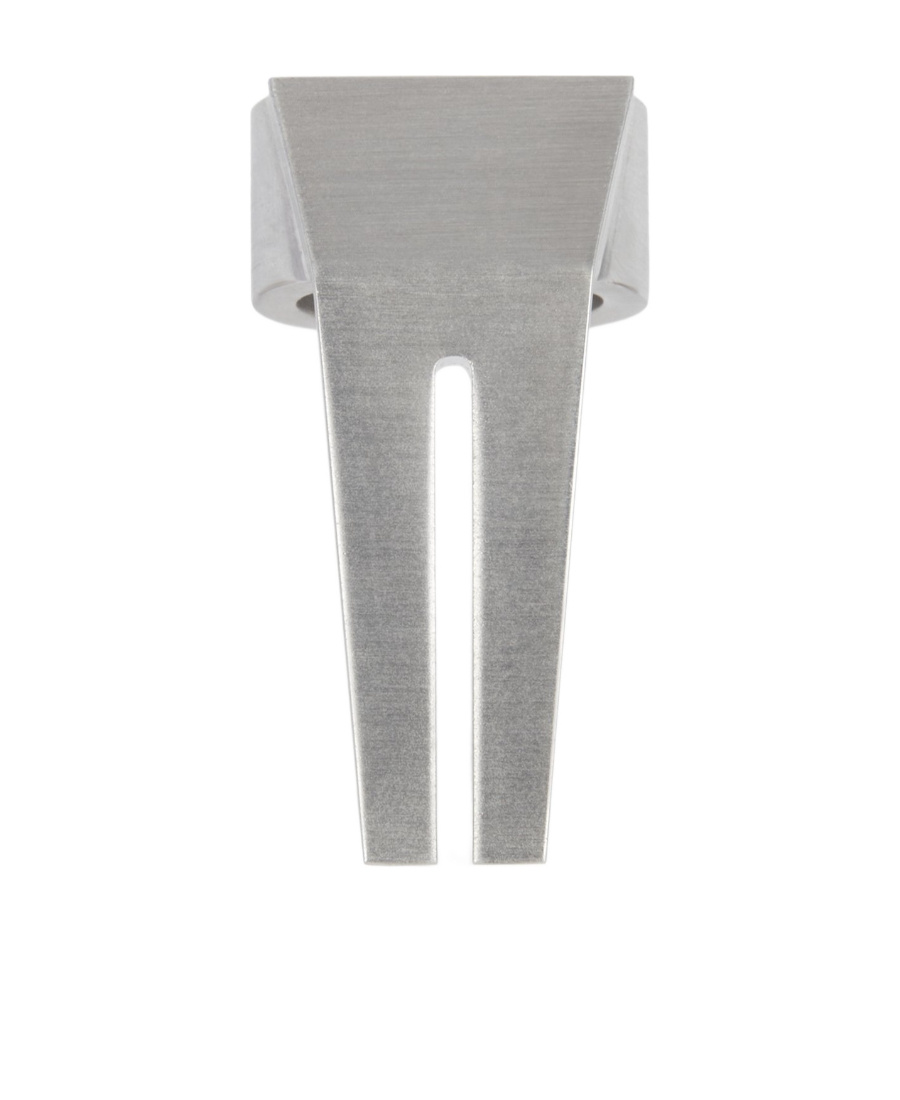 Rick Owens Open Trunk Ring In Gray