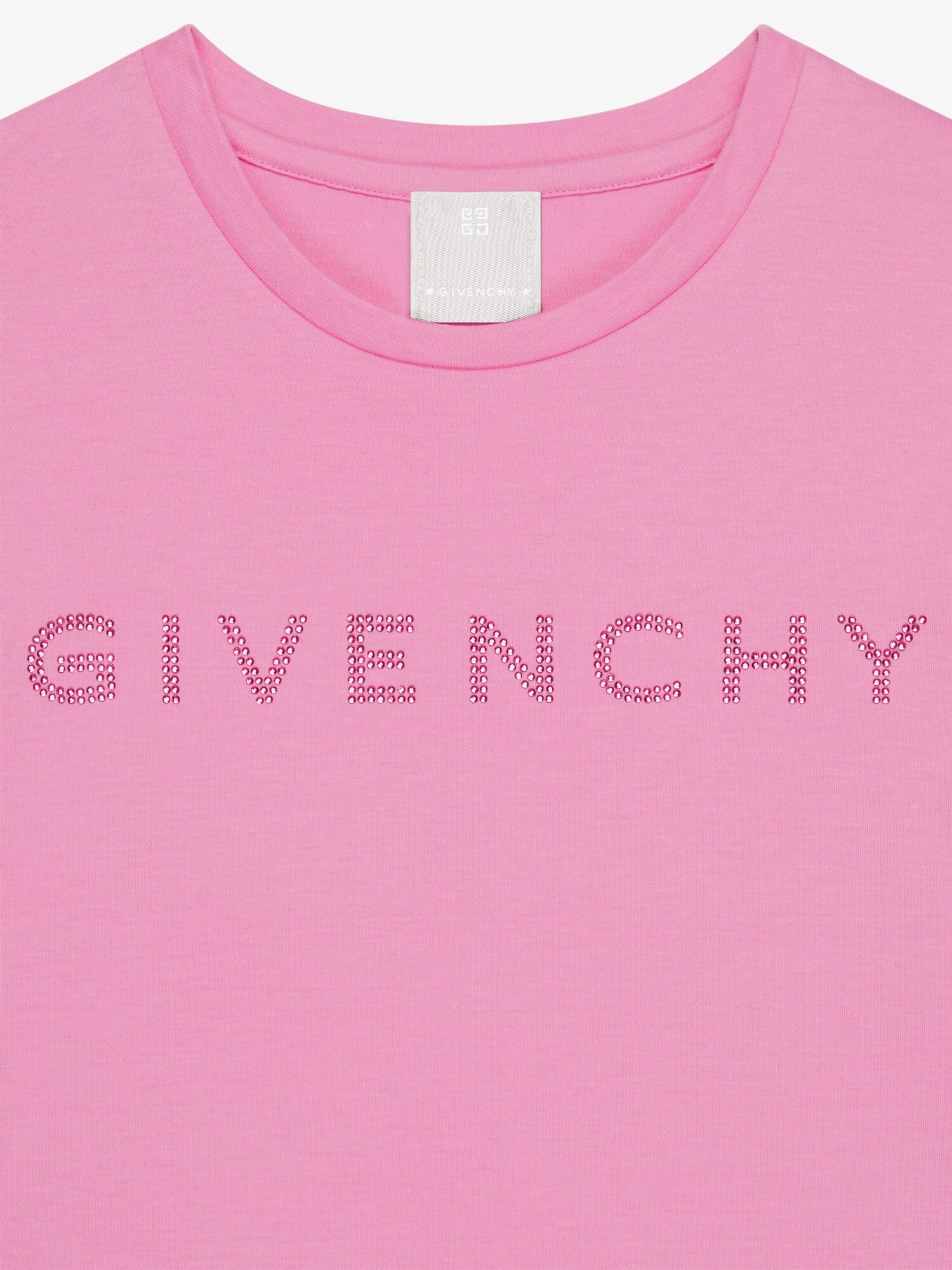 GIVENCHY ROUND-COLLAR SHORT-SLEEVE DRESS