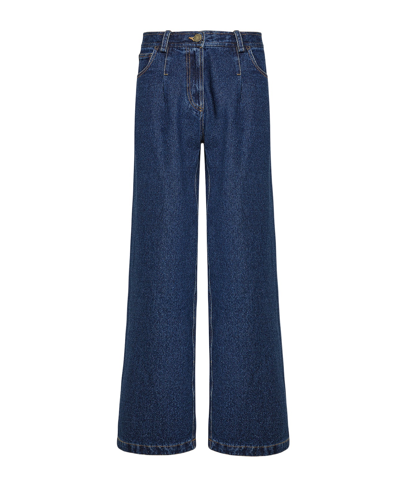 FORTE FORTE BELT-LOOP JEANS