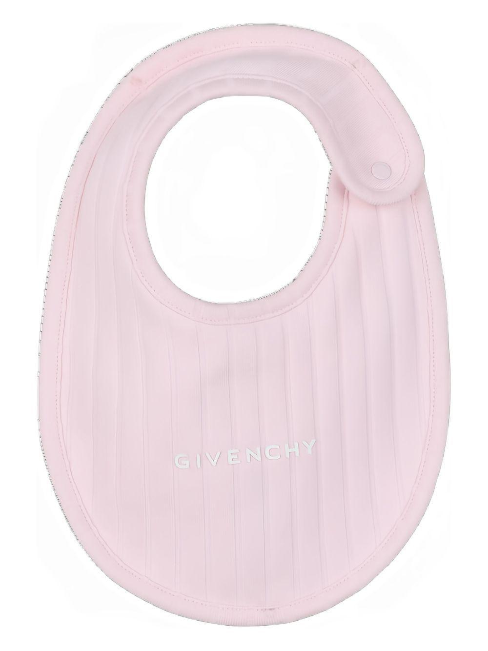 Givenchy Long-sleeved Three-piece Bodysuit In Pink