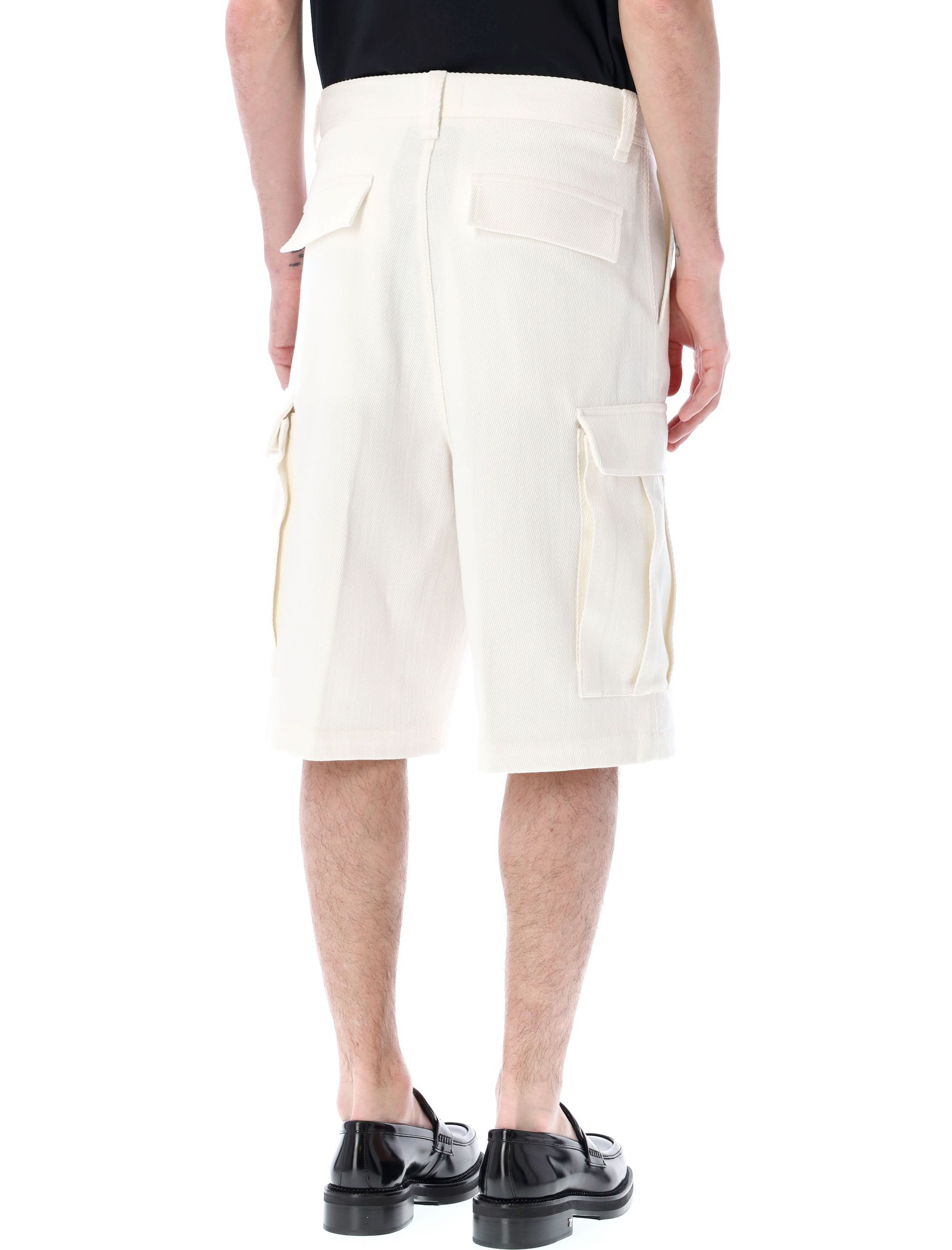 AMI ALEXANDRE MATTIUSSI STRAIGHT-LEG CARGO SHORTS