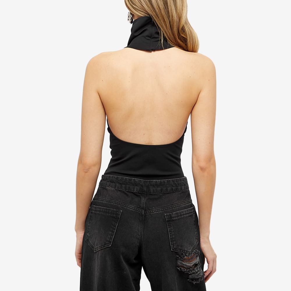 16arlington Cassandra Ruched Halterneck Top In Black