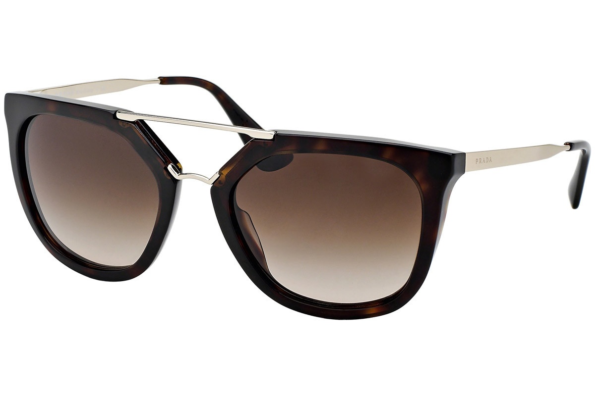 Prada Logo Gradient Sunglasses In Brown