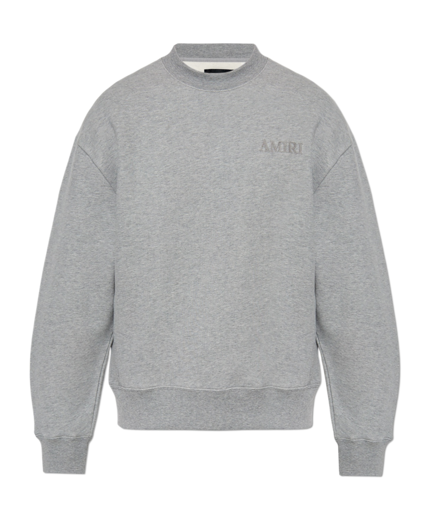 Amiri Embroidered-logo Sweatshirt In Gray