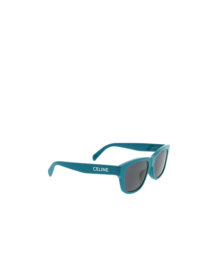 Celine Logo Sunglasses In Green